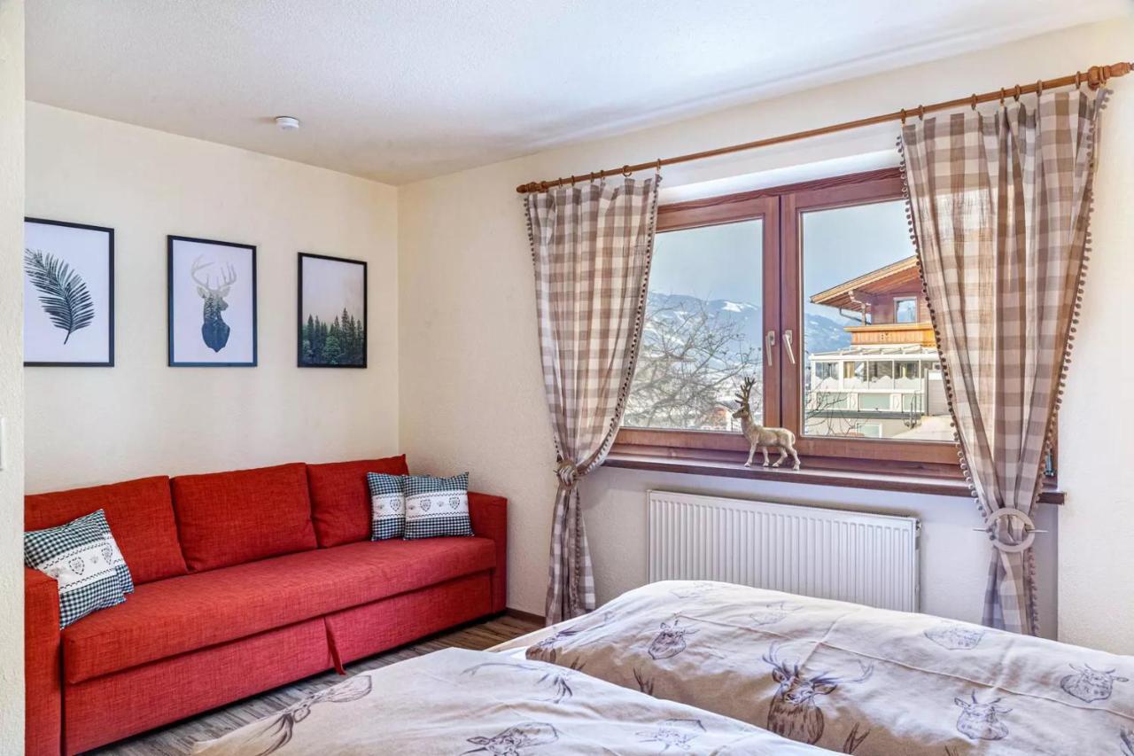Ferienwohnung Platzhirsch Panorama View Balkon, Gartensauna, Garten, Grillplatz Stumm Exterior foto